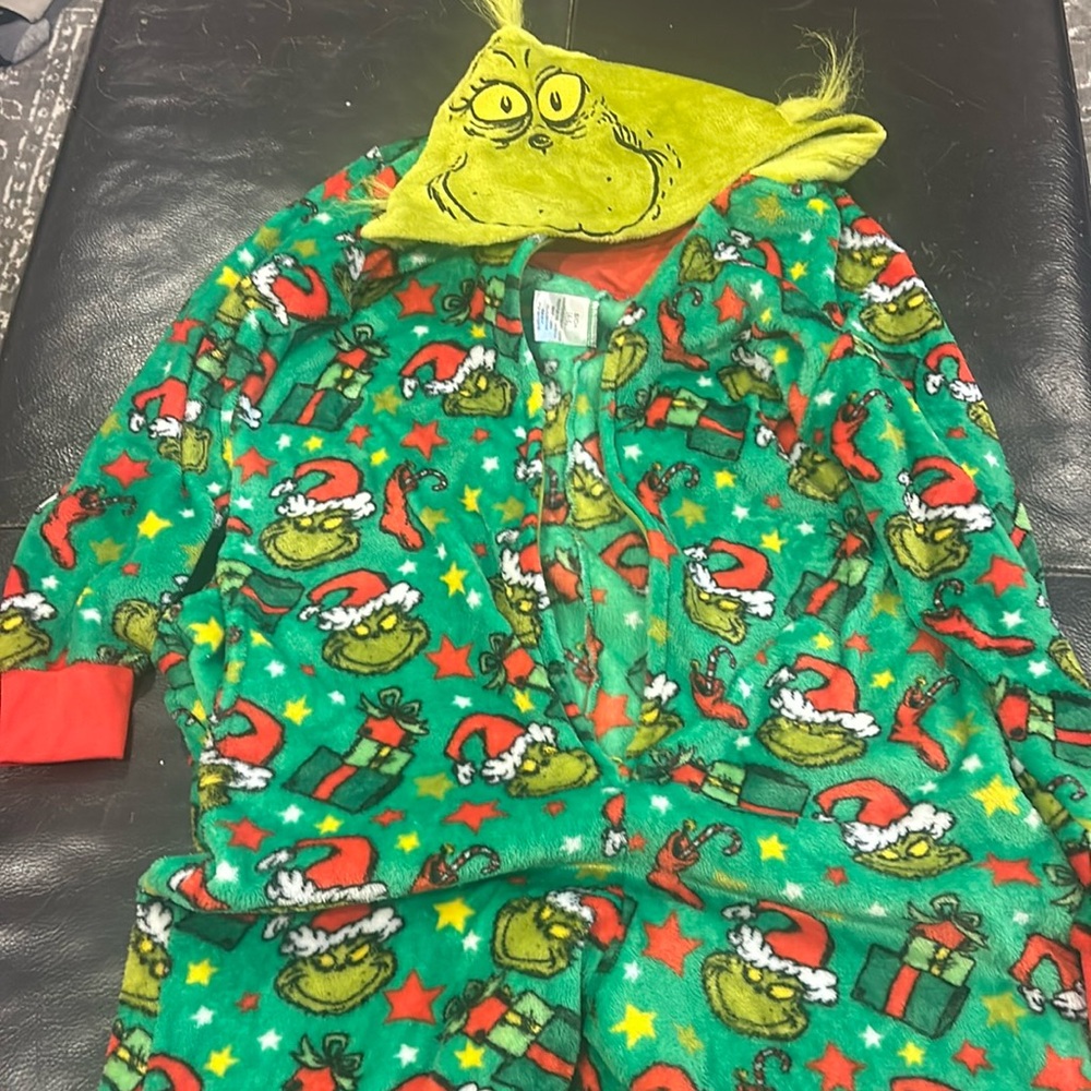 Dr. Zeus grinch onesie